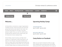 Tablet Screenshot of campkedron.com